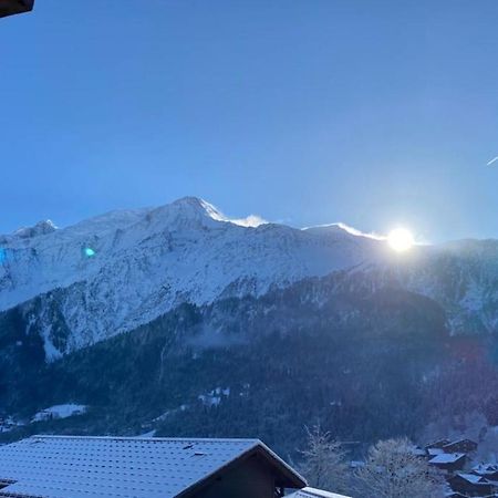 Vue Des "Chavants" Studio 20 M With Balcony Les Houches Buitenkant foto