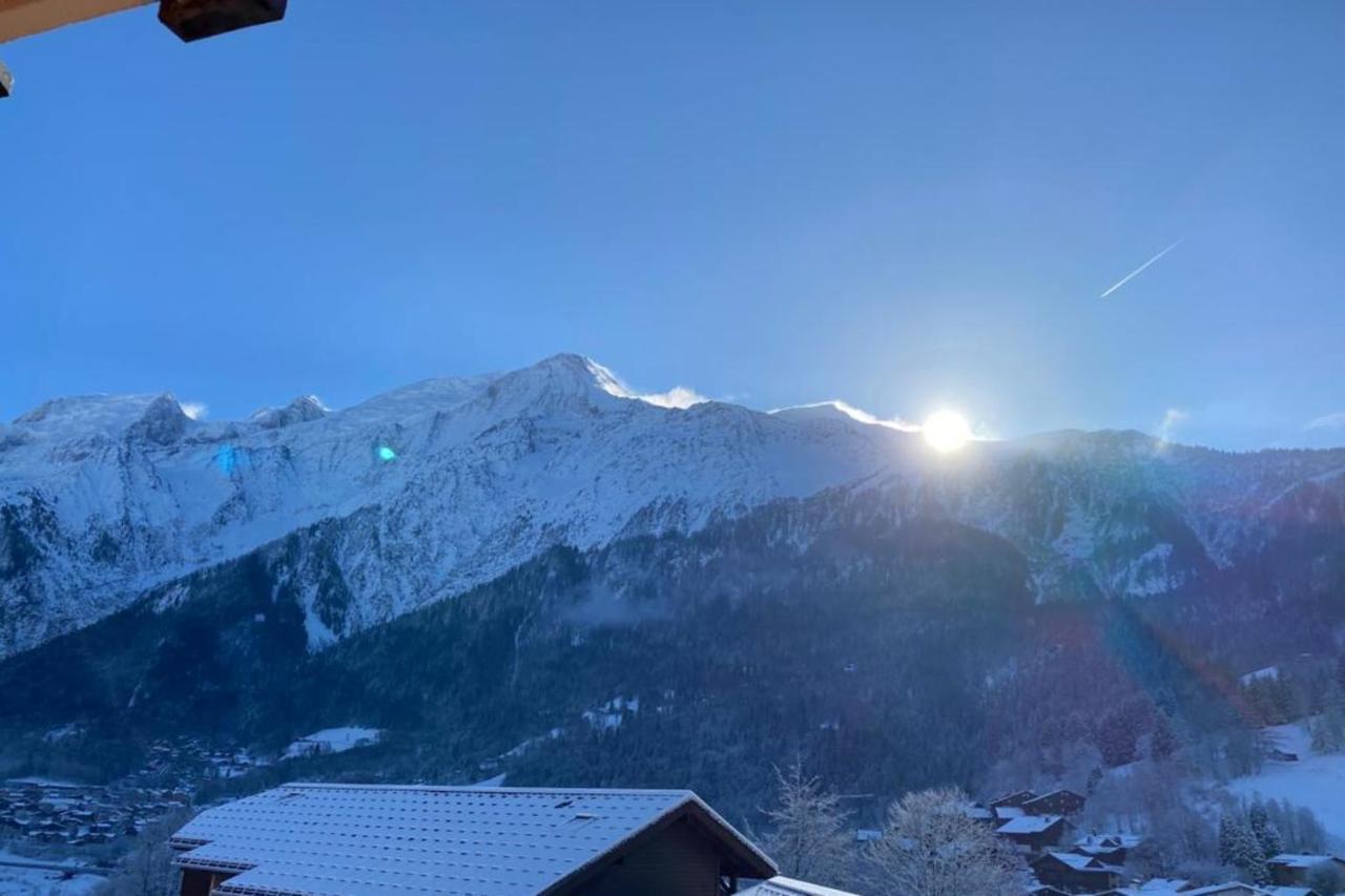 Vue Des "Chavants" Studio 20 M With Balcony Les Houches Buitenkant foto